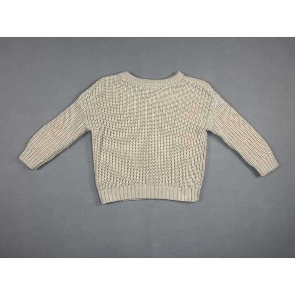 Cat and Jack Cream Cable Knit Sweater Size 18 mo